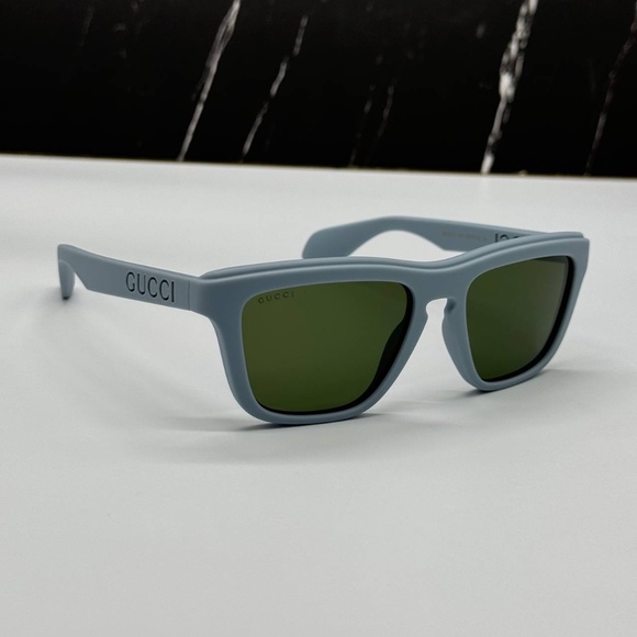 NEW GG1571S 003 GUCCI LIGHT BLUE GREEN UNISEX GUCCI SUNGLASSES - Picture 4 of 13